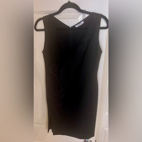 Versace Collection Lace Inset Sheath Dress - vneck, side slit. Never wor… - Picture 5 of 5